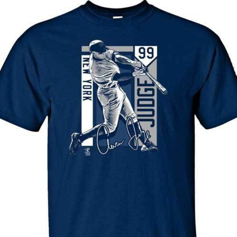 MLBPA AARON JUDGE #99 Color Block Men's Tee Shirt